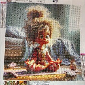 323- Yoga Girl Diamond Painting Kit